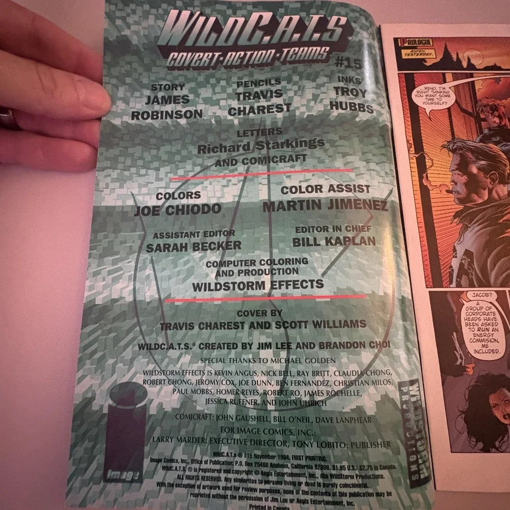 WildC.A.T.s Image Comics #15 1994 First Print Maul Grifter Blade Modern Age